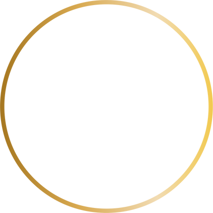 Gradient Gold Round Frame